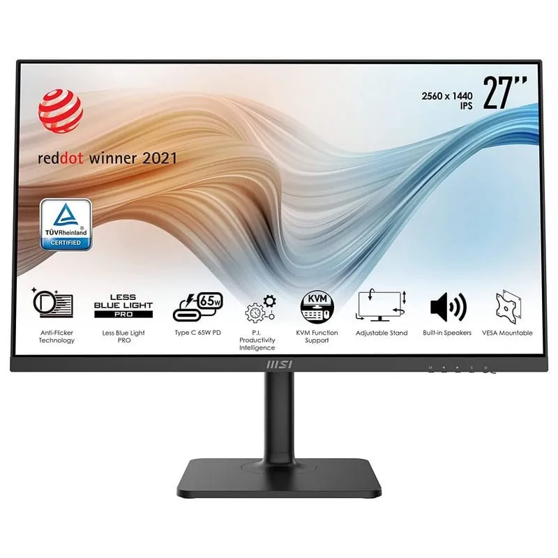 MSI Modern MD272QP 27" IPS WQHD 75Hz USB-C 9S6-3PB19H-010