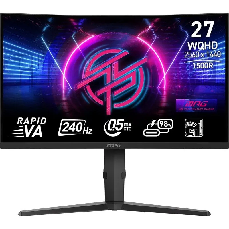 MSI MPG 275CQRXF 27" LED WQHD 240Hz USB-C Curva 9S6-3CD04H-035