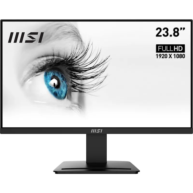 MSI Pro MP2412 pantalla para PC 60,5 cm (23.8 pulgadas pulgadas) 1920 x 1080 Pixeles Full HD Negro 