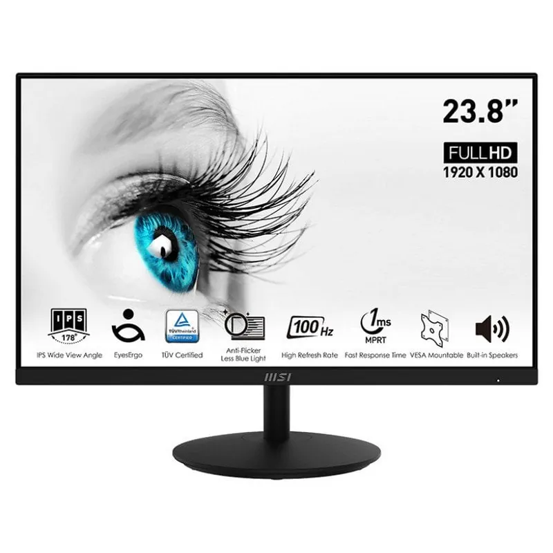 MSI PRO MP242A 23.8" LED IPS FullHD 100Hz 9S6-3PA1CT-081