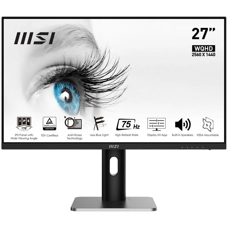 MSI PRO MP273QP 27" LED IPS WQHD 75Hz 9S6-3PB69H-004