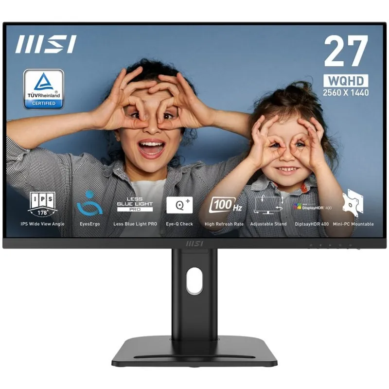 MSI PRO MP273QP E2 27" LED IPS WQHD 100Hz HDR400 9S6-3PB69H-052