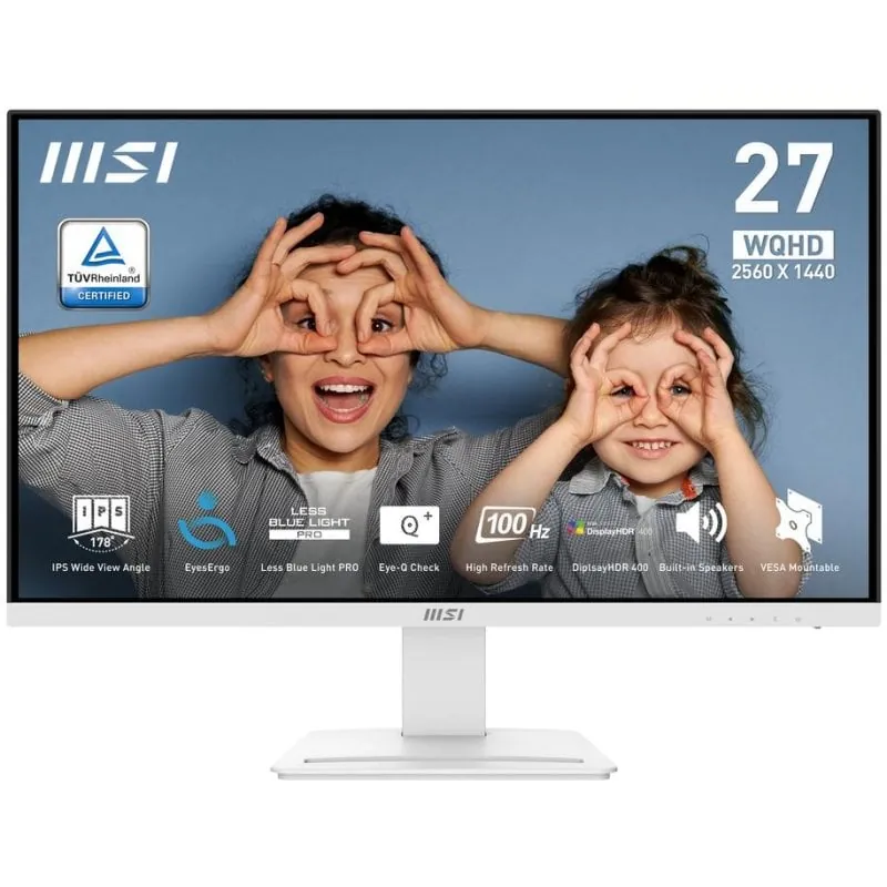 MSI PRO MP273QW E2 27" LED IPS QHD 100Hz HDR400 PRO MP273QW E2