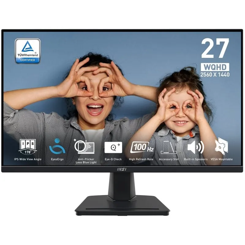 MSI PRO MP275Q 27" LED IPS WQHD 100Hz 9S6-3PC3CM-029