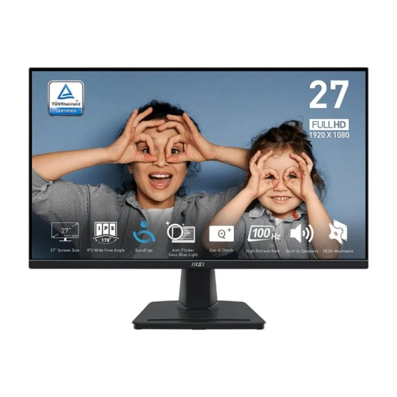 MSI Pro MP275QDE 27" Wide Quad HD 100Hz IPS HDR Altavoces VESA 9S6-3PC3CM-027