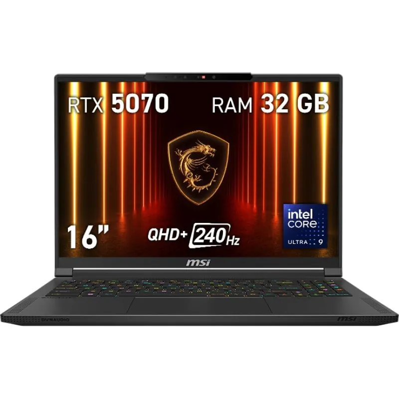 MSI Stealth 16 AI A2HWGG-047ES Intel Core Ultra 9 285H/8GB/1TB SSD/RTX 5070/16" + W11 9S7-15F535-047