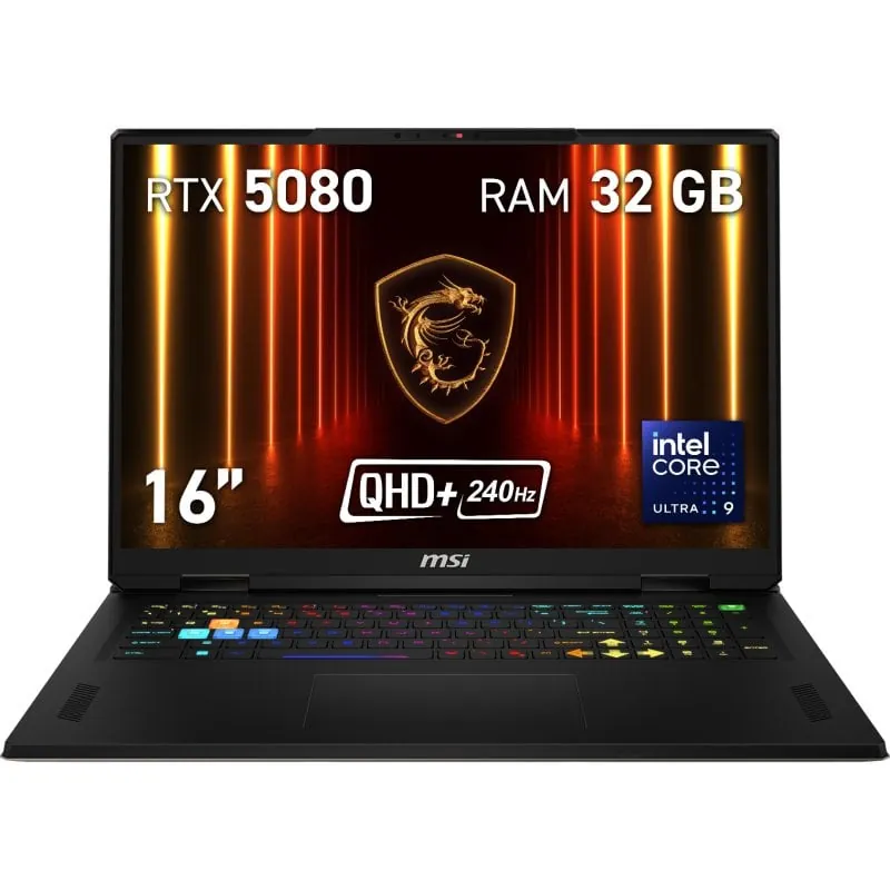 MSI Vector 16 HX AI A2XWIG-099ES Intel Core Ultra 9 275HX/32GB/1TB SSD/RTX 5080/16" 9S7-15M352-099