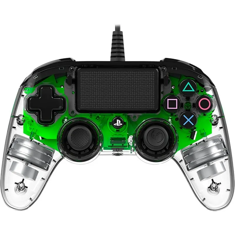 Nacon Compact Controller Wired para PS4/PC Iluminado Verde PS4OFCPADCLGREEN