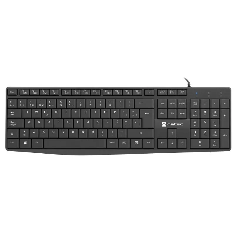 Natec Nautilus Teclado Slim Negro NKL-1948