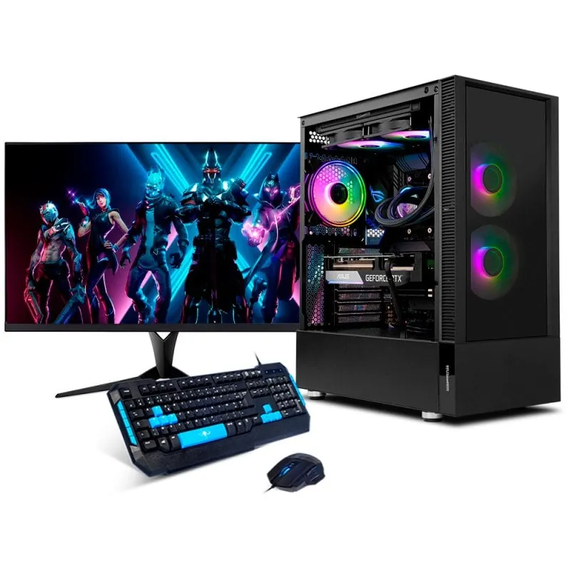 Neo-PC Delta Gaming Intel Core i9-12900KF/32GB/1TB SSD/RTX 4070 SUPER + Monitor 27" FullHD + Teclado y Ratón NEO01