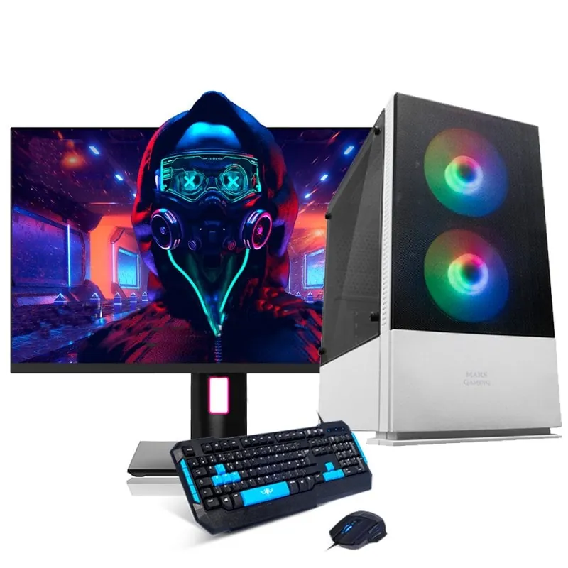 Neo-PC Pack Max-M AMD Ryzen 5 5600X/16GB/1TB + 480GB SSD/RTX 3060 + Monitor 27" FullHD + Teclado y Ratón NEO010265PC