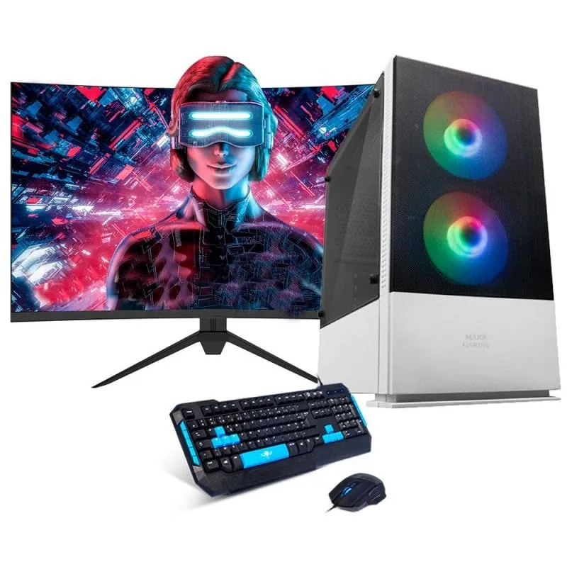 NeoPc Pack Gamer AMD Ryzen 5 8600G/16GB/480GB SSD/ Monitor 27" FullHD + Combo NEO10371PC