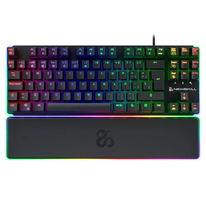 Newskill Gungnyr TKL Pro Teclado Optomecánico Gaming RGB Switches Gateron Red Intercambiables NS-KB-GUNGNYRT-GAT-RED