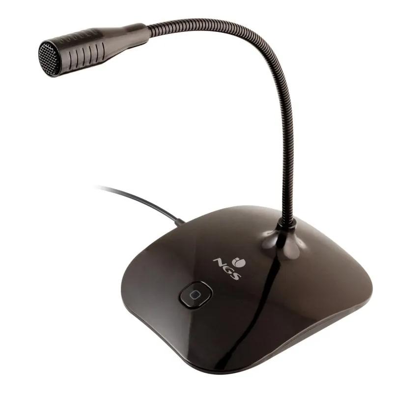 NGS MS-115 Micrófono Sobremesa Negro MS115