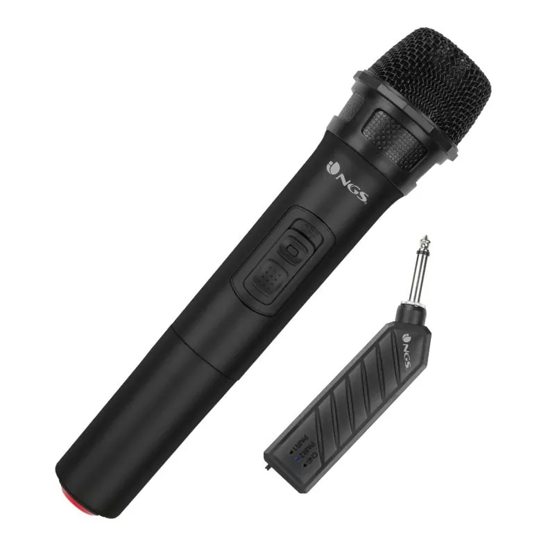 NGS Singer Air Micrófono Inalámbrico Negro SINGERAIR