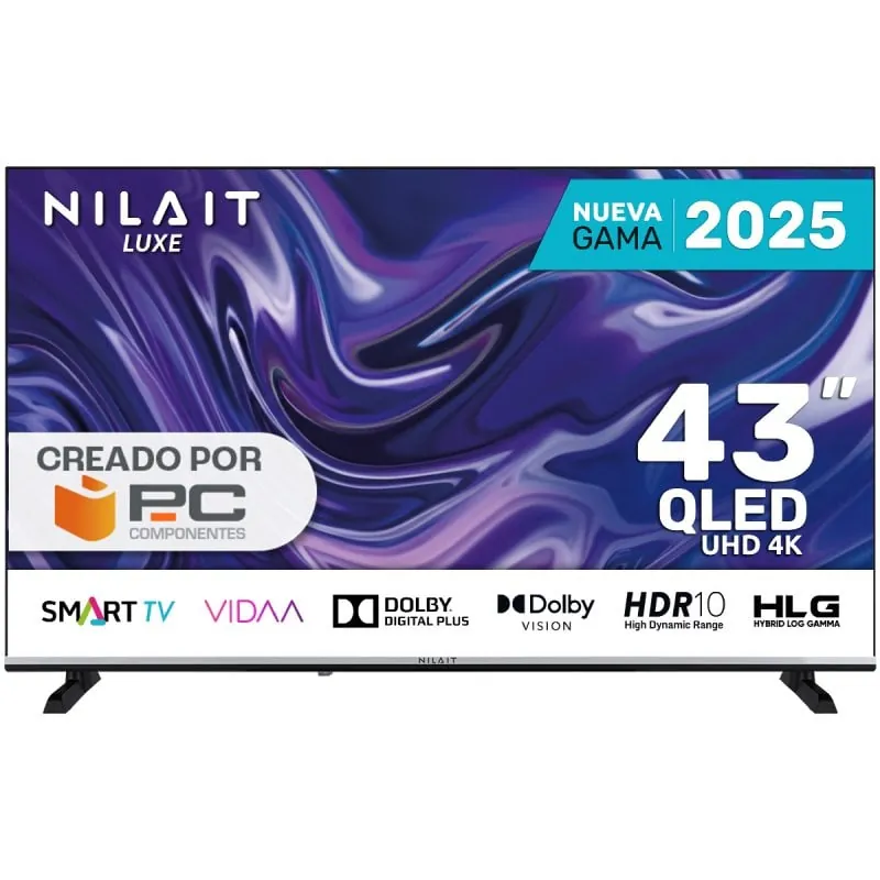 Nilait Luxe 43"UD8004SE QLED UHD 4K Smart TV VIDAA NI-43UD8004SE