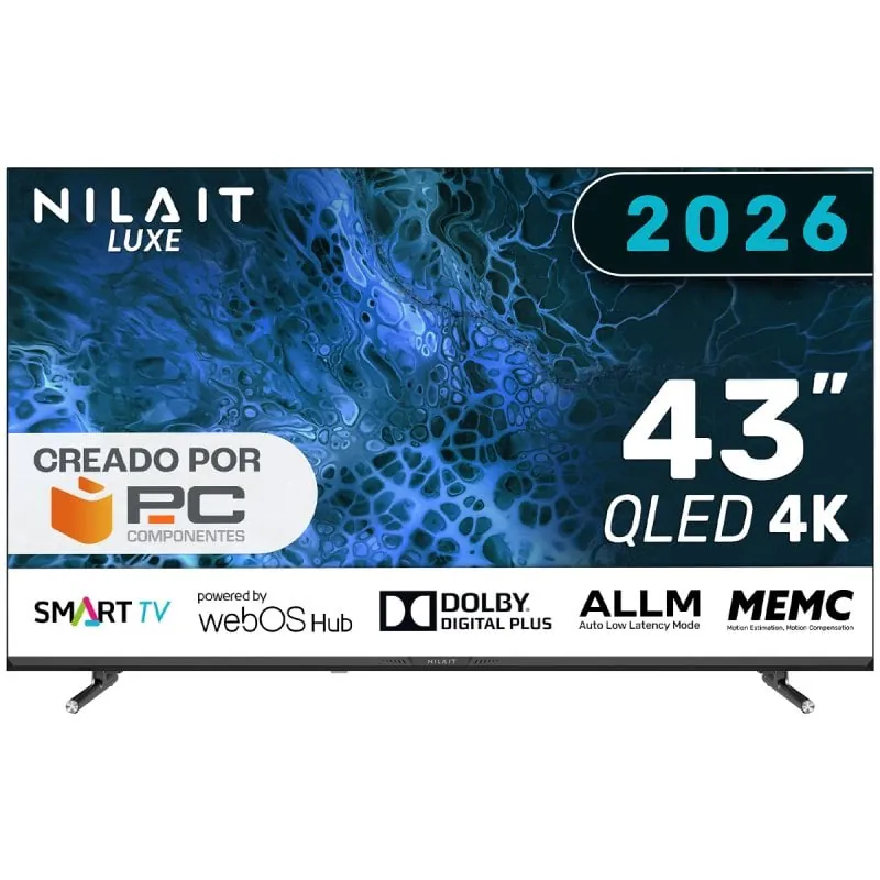 Nilait Luxe 43UD8004SWOS 43" QLED UHD 4K Smart TV WEBOS NI-43UD8004SWOS
