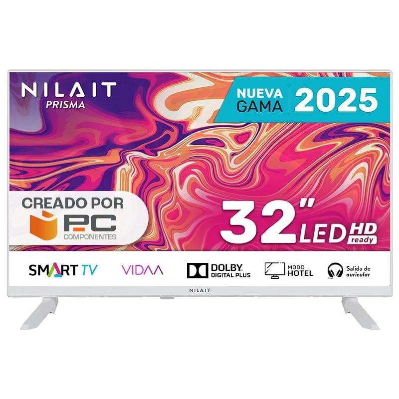 Nilait Prisma 32HD7004SW 32" HD Ready Smart TV White VIDAA NI-32HD7004SW