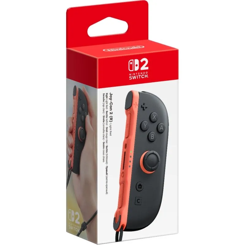 Nintendo Joy Con 2 Mando Derecho Rojo Claro para Nintendo Switch 2 10015101