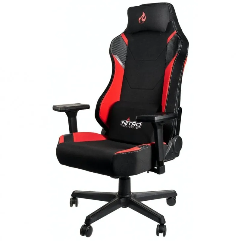 Nitro Concepts X1000 Silla Gaming Negra/Roja NC-X1000-BR