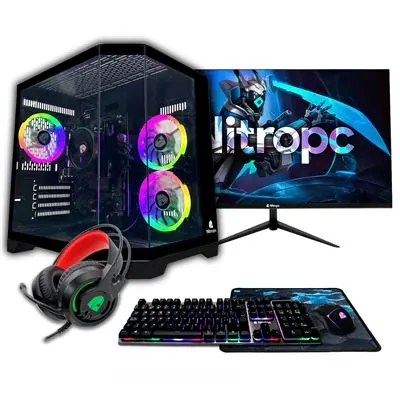 Nitropc Pack Bronze AMD Ryzen 5 4650G/16GB/1TB SSD + Monitor 22" FullHD MKP-PA-BR