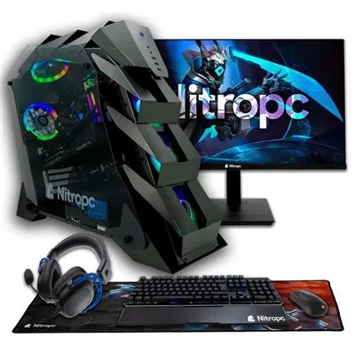 NitroPC Pack Nitro Intel i9-12900KF/32GB/2TB SSD/RTX 4060Ti + Monitor 27" WQHD 165Hz Curvo MKP-PA-NI