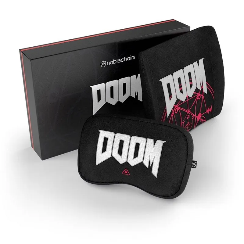 Noblechairs Juego de Almohadas de Espuma con Memoria Doom Edition para Sillas NBL-SP-PST-015