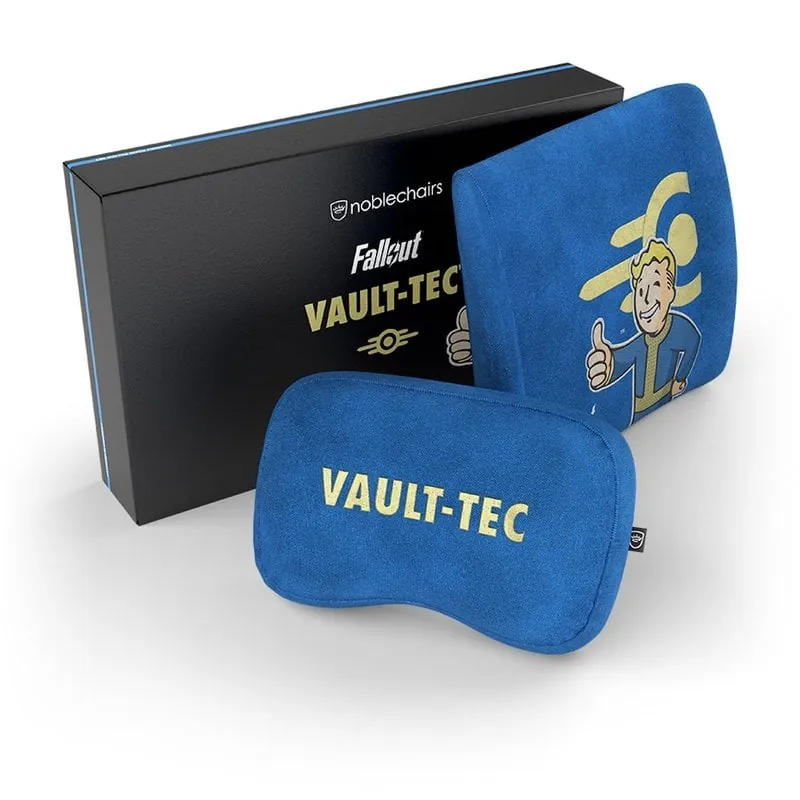 Noblechairs Juego de Almohadas de Espuma con Memoria Fallout Vault-Tec Edition para Sillas NBL-SP-PST-014