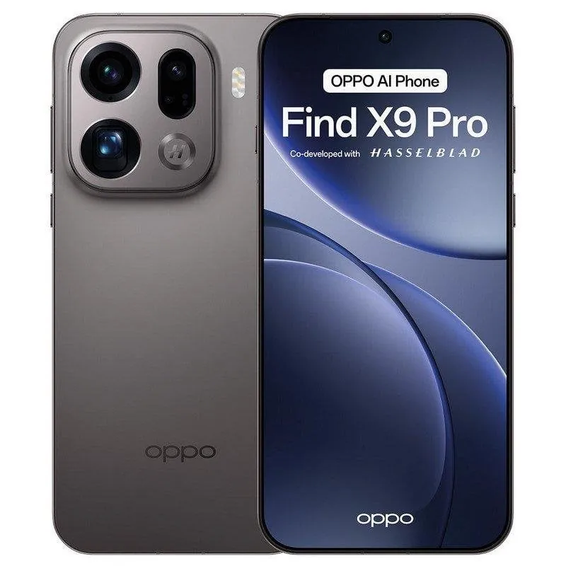 Oppo Find X9 Pro 16GB 512GB 6.78" AMOLED 5G Dual SIM Cámara 200MP 7500mAh Android 16 Titanio 110010132060