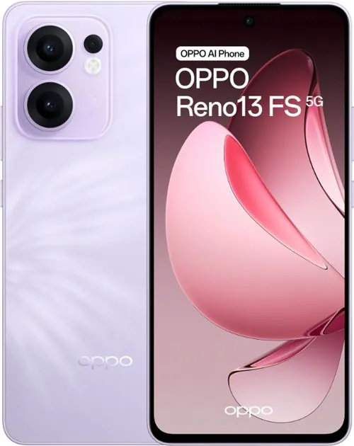 OPPO Reno13 FS 5G Smartphone con IA 12GB/512GB 6.67" 120Hz AMOLED 50MP IP69 5.800mAh 45W Morado 110010234974
