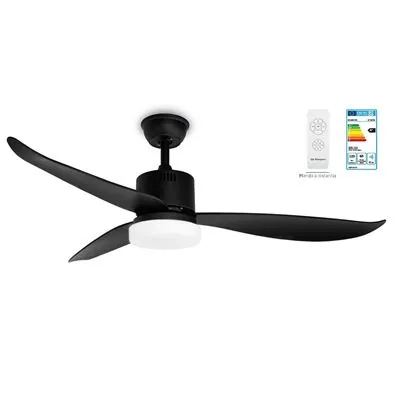 Orbegozo CP 102132 Ventilador de Techo con Luz LED Negro CP 102132