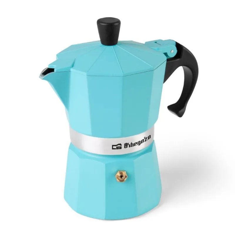 Orbegozo KFV 345 Cafetera Italiana 3 Tazas Menta KFV345