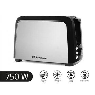 Orbegozo TO 3060 Tostadora 750W Negra TO 3060