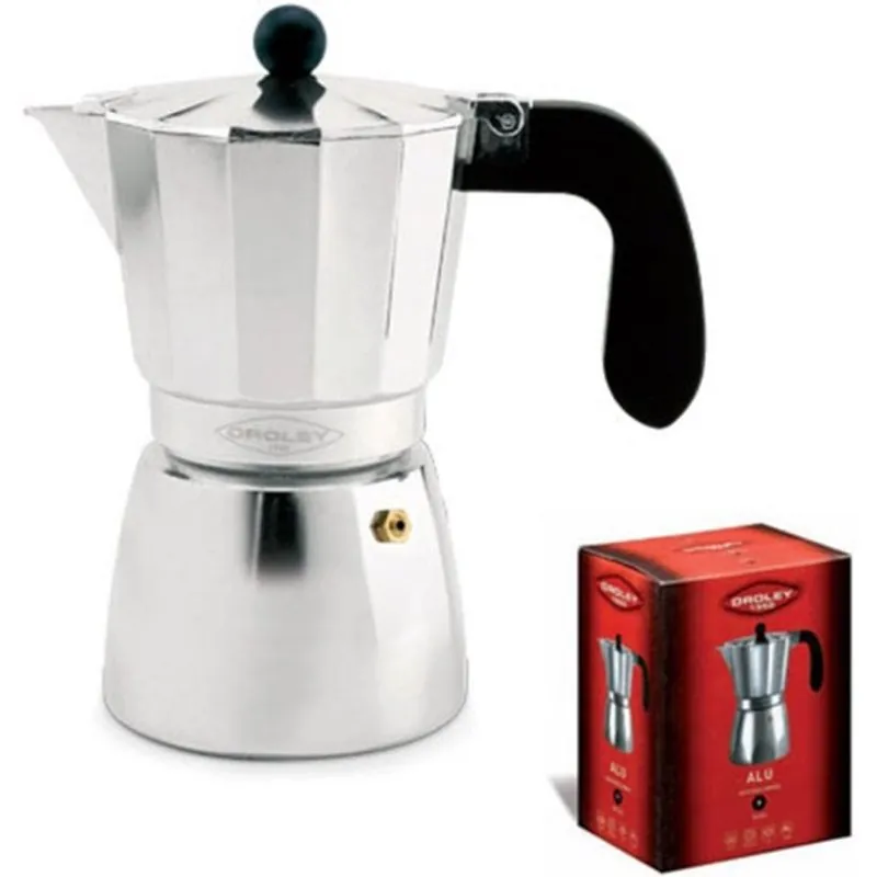 Oroley Alu Cafetera Italiana de Aluminio 3 Tazas 8350100