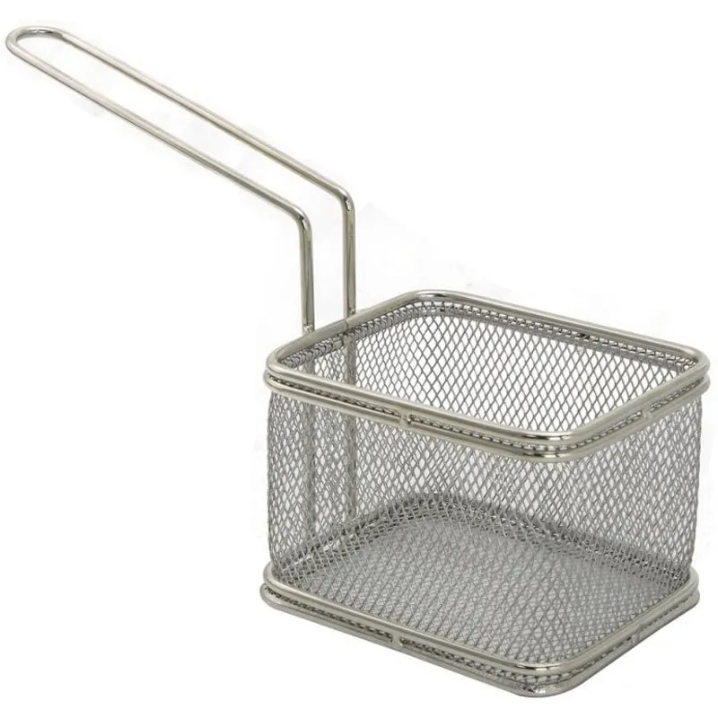 Oryx Cesta para Freír Mini con Mango Acero Inoxidable 10x8x7cm 05072120