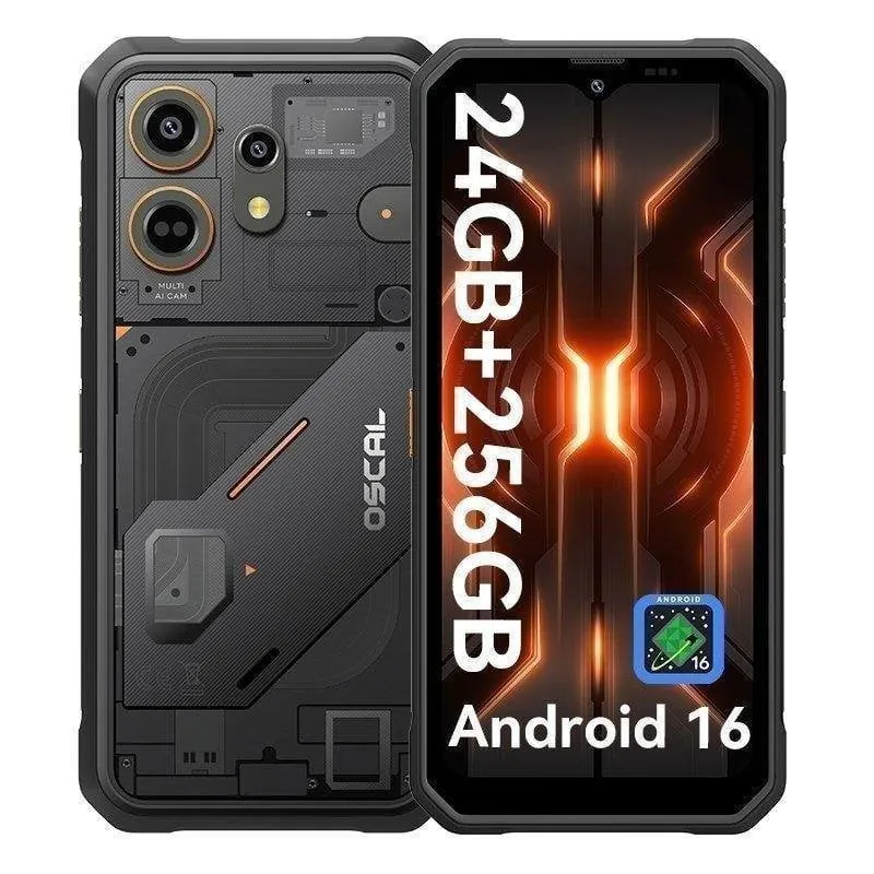 OSCAL Marine 3 4G 8GB 256GB 6.56" Negro MARINE3(8+256)-BLACK