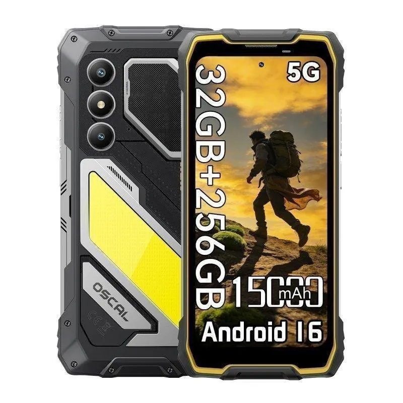 OSCAL Pilot 5 5G 8GB 256GB 6.56" Amarillo PILOT5(8+256)-YELLOW