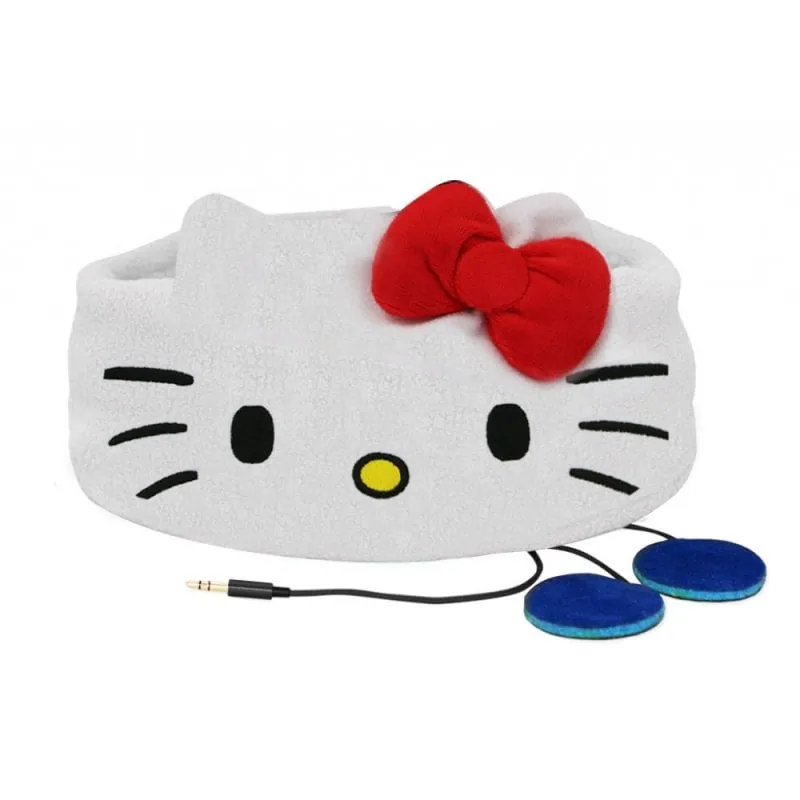OTL Technologies Auriculares Infantiles Planos con Banda Ajustable Lavable Hello Kitty HK0798
