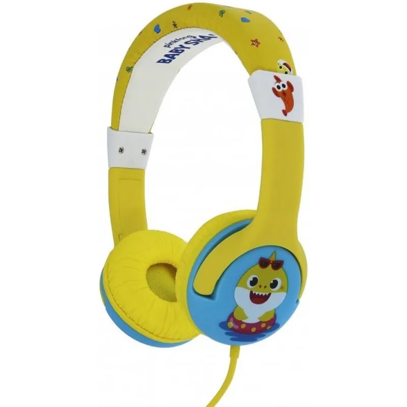 OTL Technologies Baby Shark Auriculares Infantiles con Limitador de Volumen BS0845