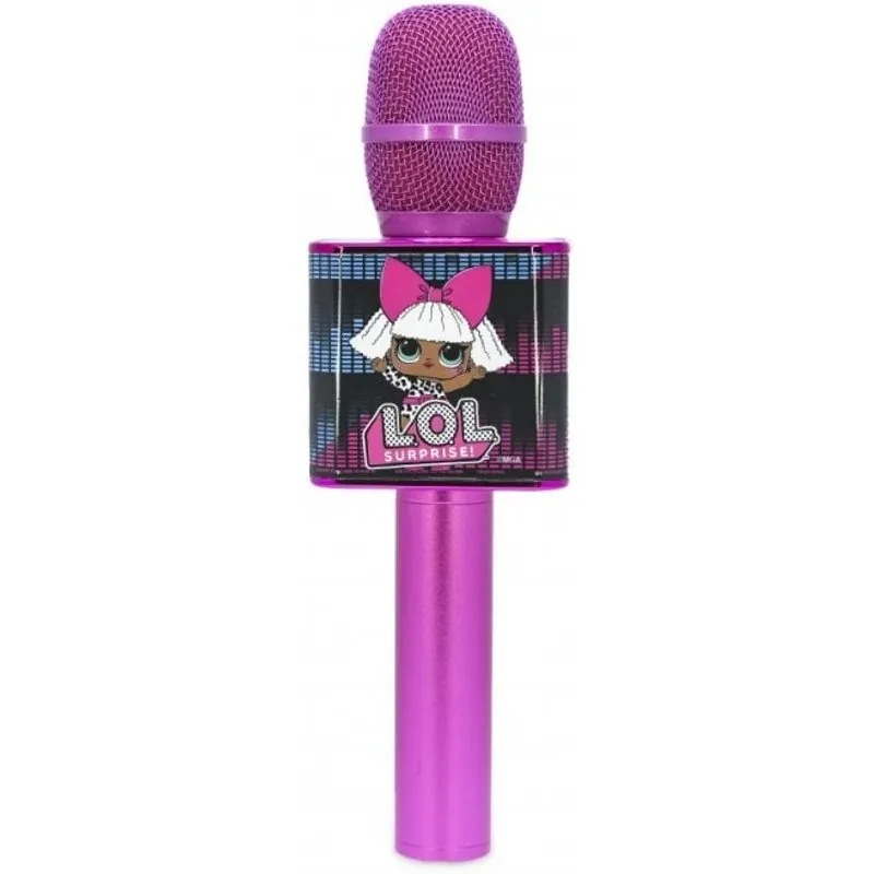 OTL Technologies LOL Surprise Micrófono Infantil Inalámbrico para Karaoke con Altavoz LOL889