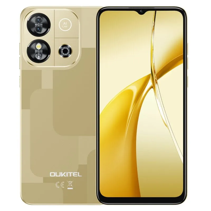 Oukitel SC9863A 10GB 64GB Dual SIM Radio FM Android 14 Gris/Azul/Morado/Dorado C57 S GOLD