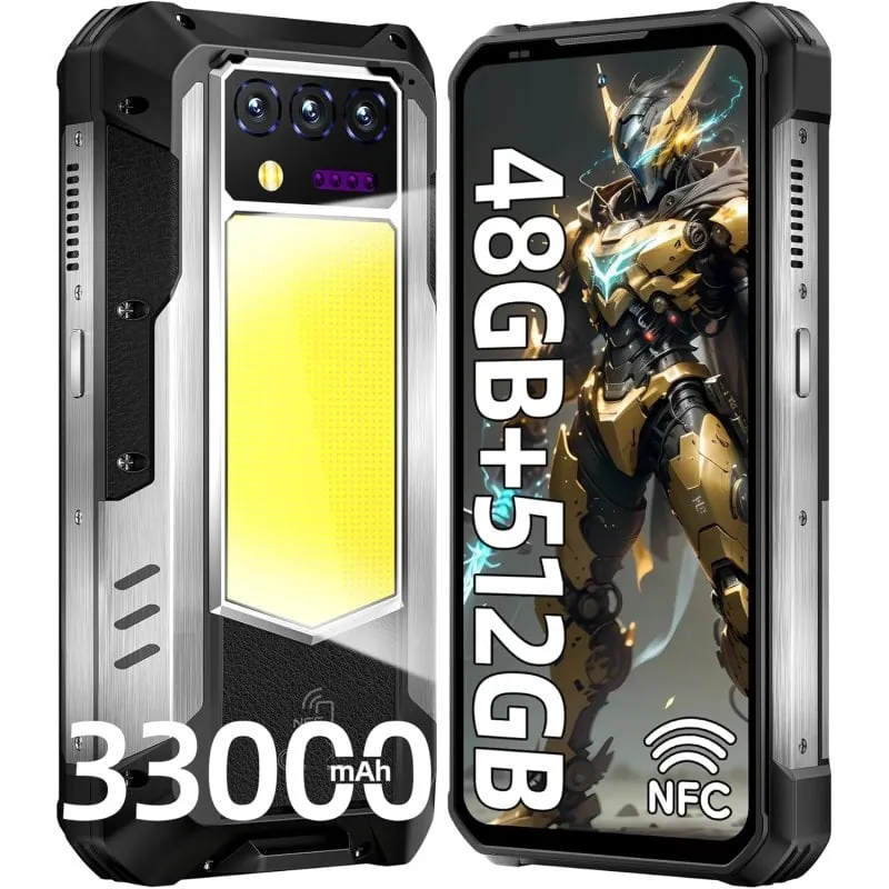 Oukitel WP100 Titan 48GB 512GB Proyector 5G 33000mAh 1200lm OUKWP100T