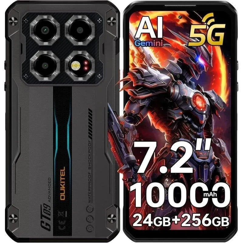 Oukitel WP60 5G 8GB 256GB 7.2" Negro Oukitel-WP60(8+256)-BLACK