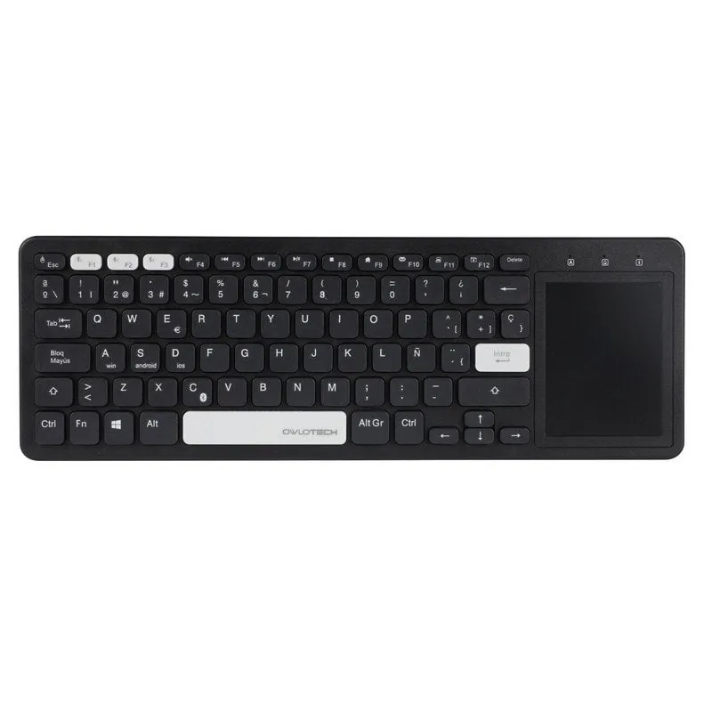 Owlotech K500TV Teclado Bluetooth con Touchpad OT-KEY-K500TV