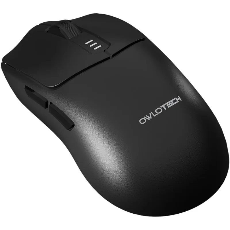 Owlotech M800 Ratón Wireless 2.4GHz/Bluetooth 10000DPI Negro OW-MOU-M800W-B