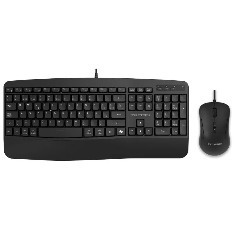 Owlotech MK500 Combo Teclado y Ratón Negro OW-MK-MK500-B