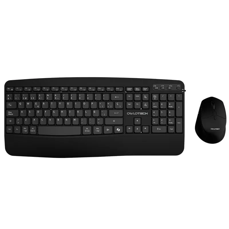 Owlotech MK500 Combo Teclado y Ratón Wireless Negro OW-MK-MK500W-B