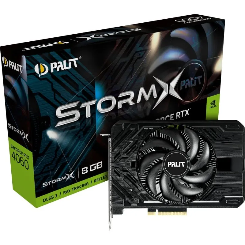 Palit GeForce RTX 4060 StormX 8GB GDDR6 DLSS 3 NE64060019P1-1070F