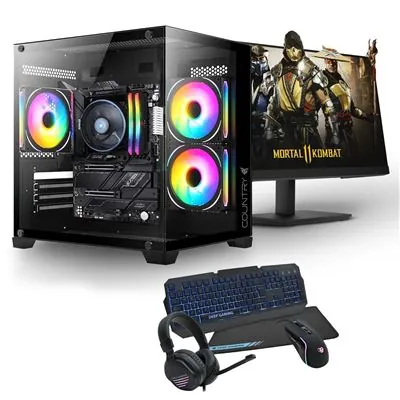 PC Racing AMD Ryzen 7 8700G/16GB/1TB SSD/RX 6600 + Monitor 24" FullHD + Combo Gaming 8436608037650