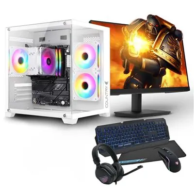 PC Racing AMD Ryzen 7 8700G/32GB/1TB + 1TB SSD/RTX 3060 + Monitor 24" FullHD + Combo Gaming 8436608037643